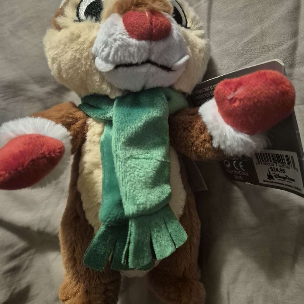 Plush Toy with Green Scarf